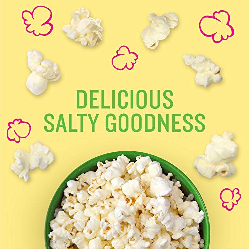 Image of Angie's BOOMCHICKAPOP Sea Salt Microwave Popcorn, 3.29 oz. Classic Bags 4-Count (Pack of 6)