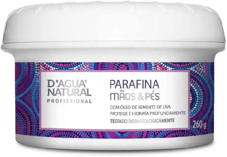 D'AGUA NATURAL Parafina Mãos E Pés D'Agua Natural 260 G
