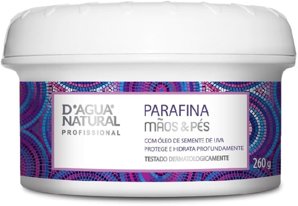 D'AGUA NATURAL Parafina Mãos E Pés D'Agua Natural 260 G