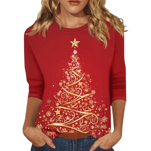 Weihnachtspullover Damen Ugly Christmas Sweater Pullover Weihnachten...