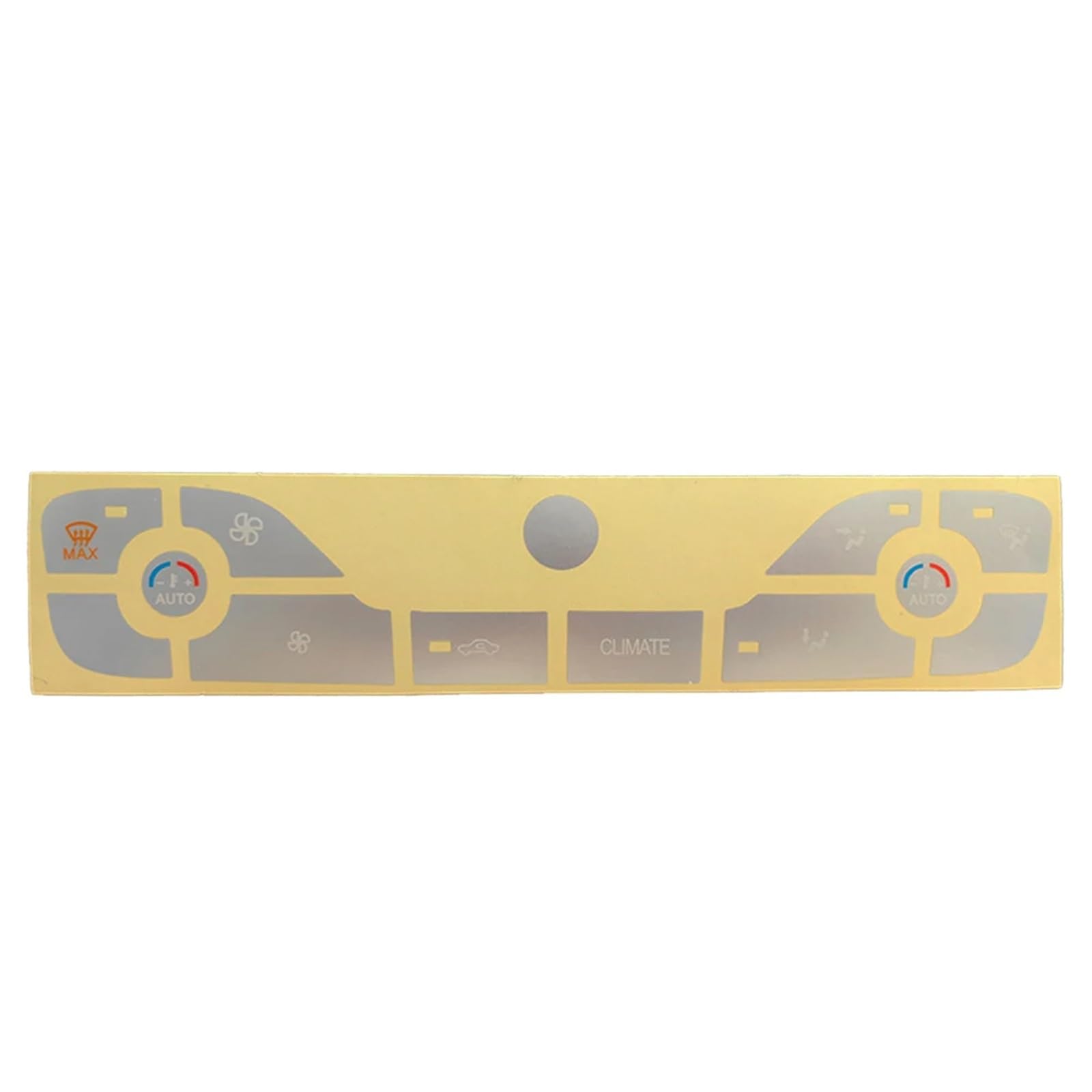 Wsbojxth One Color Repair Patch Compatible With S-Max 2011 Penetration Push Button Repair Overlay Car Interior Parts Overlay Repair