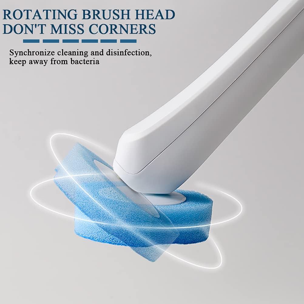 TIMESETL Brosse WC 3en1 Rechargeable: Nettoyage 360° Efficace et Hygiénique - Description