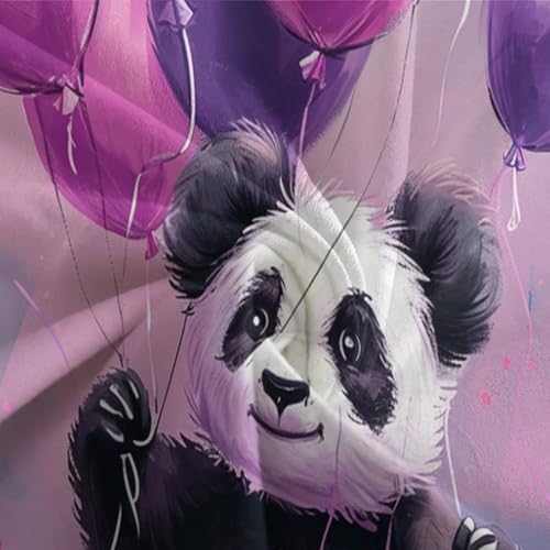 Parure de lit Panda 3 pièces housse de couette microfibre 135x200