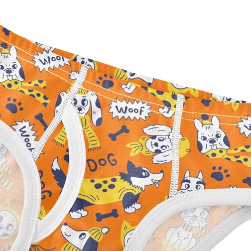 Cotton Little Boys Briefs Soft Cartoon Dog Toddler Underwear4