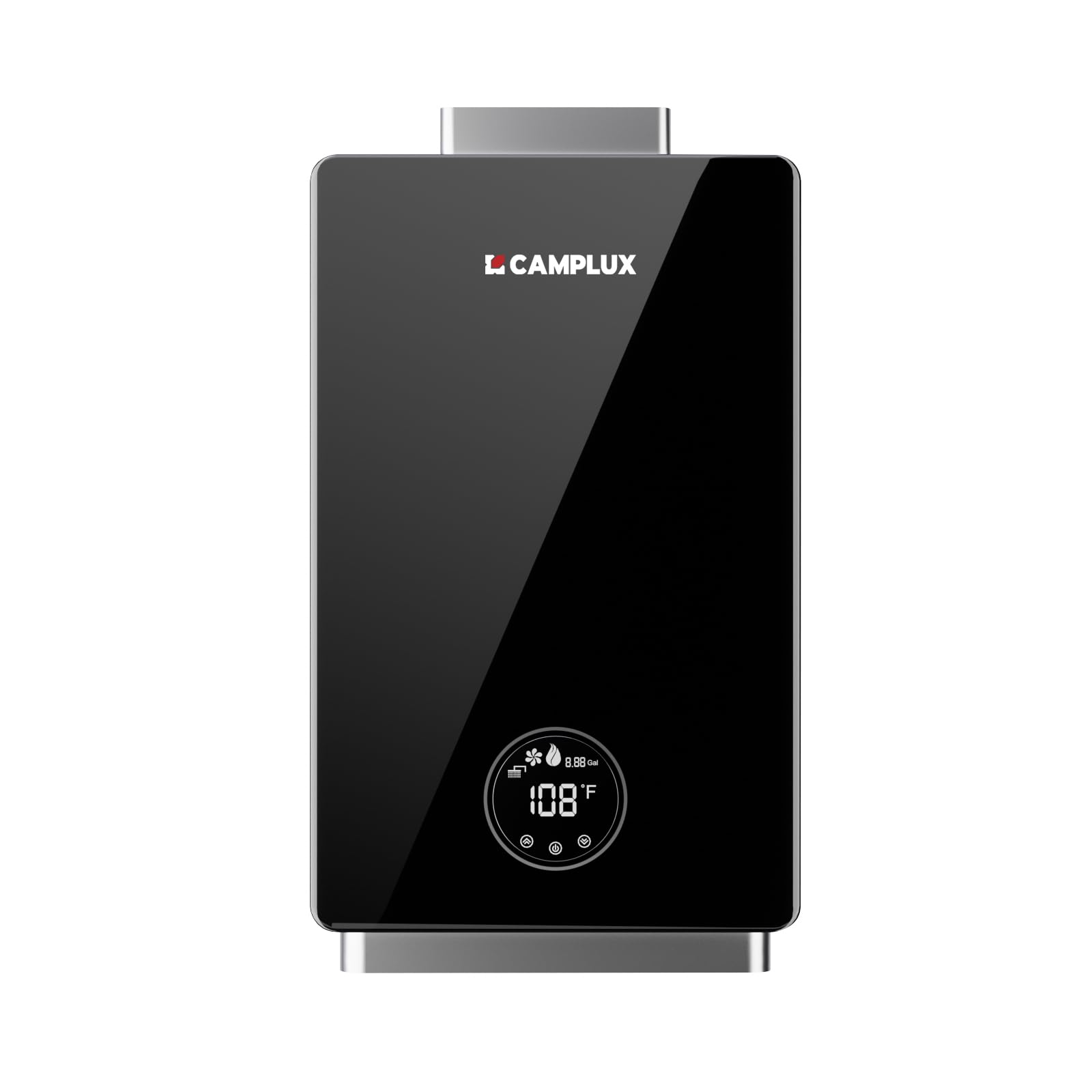 CAMPLUX Propane Tankless Water Heater, Instant Hot Water Heater, 3.18 GPM On Demand, Propane, Indoor, Black