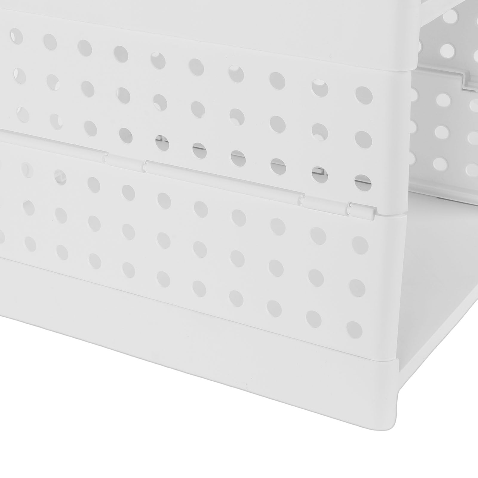 Organizador colgante para armario, cesta de almacenamiento plegable de gran capacidad para dormitorio, lavandería, dormitorio (4 Layers)
