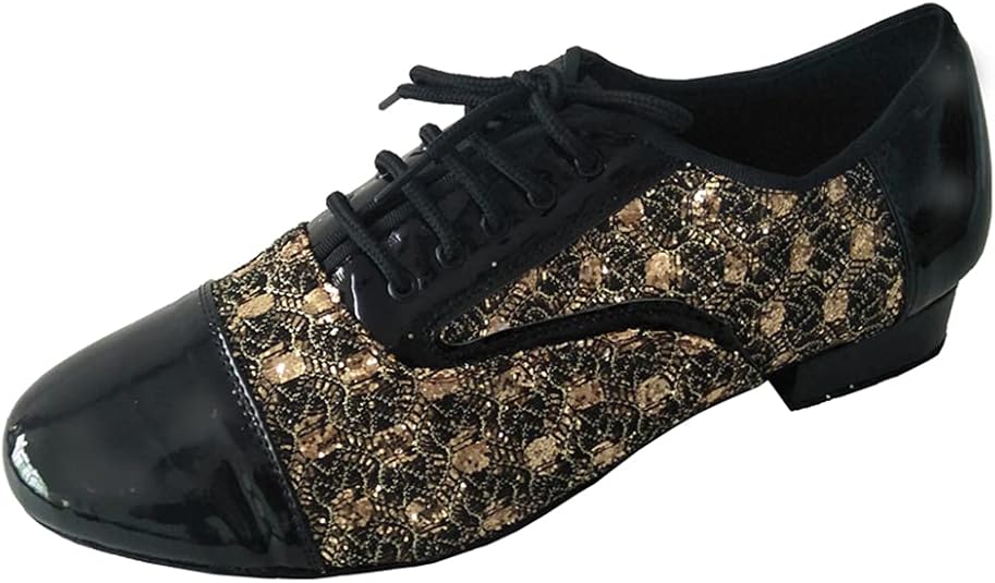 Chaussures De Danse Latine Pour Homme - Souples Et Antidérapantes - Talon 2,5 Cm Ou 5 Cm - Pour Salsa, Tango, Cha-cha