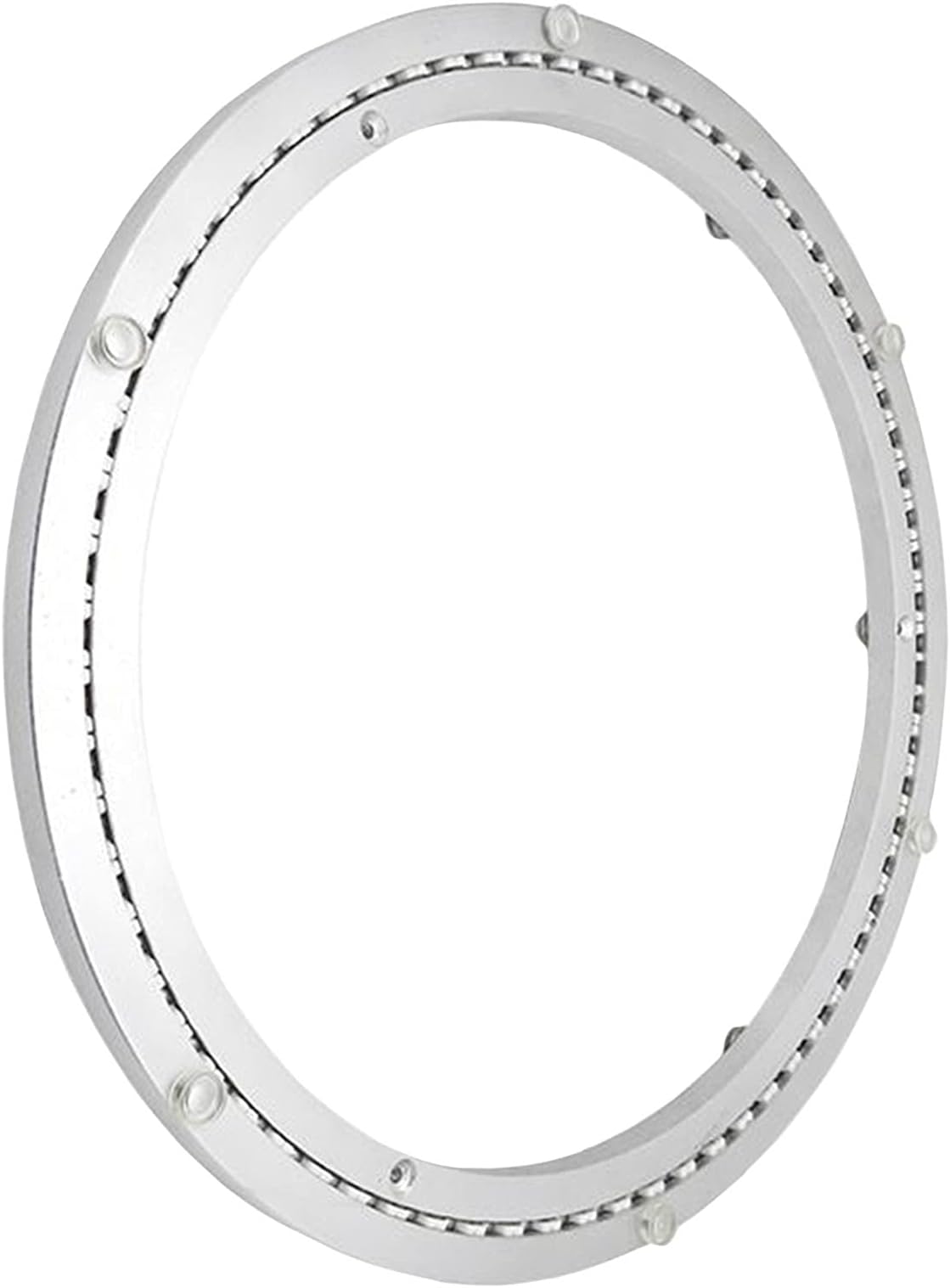 Turntable Bearing, Table Turntable Base Bearing Smooth Swivel Plate 360 Degree Rotating Silent Round for Dining Table TV Computer Monitor 12 Inch Heavy Duty Steel Lazy Susan Bearing
