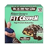 FIT-CRUNCH Mint Chocolate Chip Baked Snack Bars - 16g Protein - 12ct/19.44oz 552g