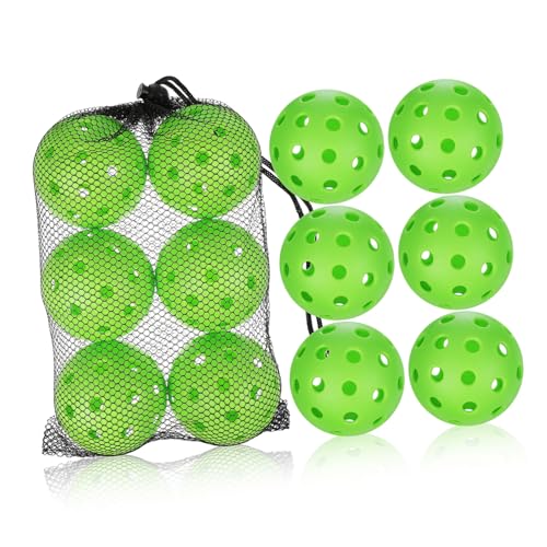 Bolas huecas de práctica de béisbol y golf KOMBIUDA, pelotas resistentes con bolsa de red