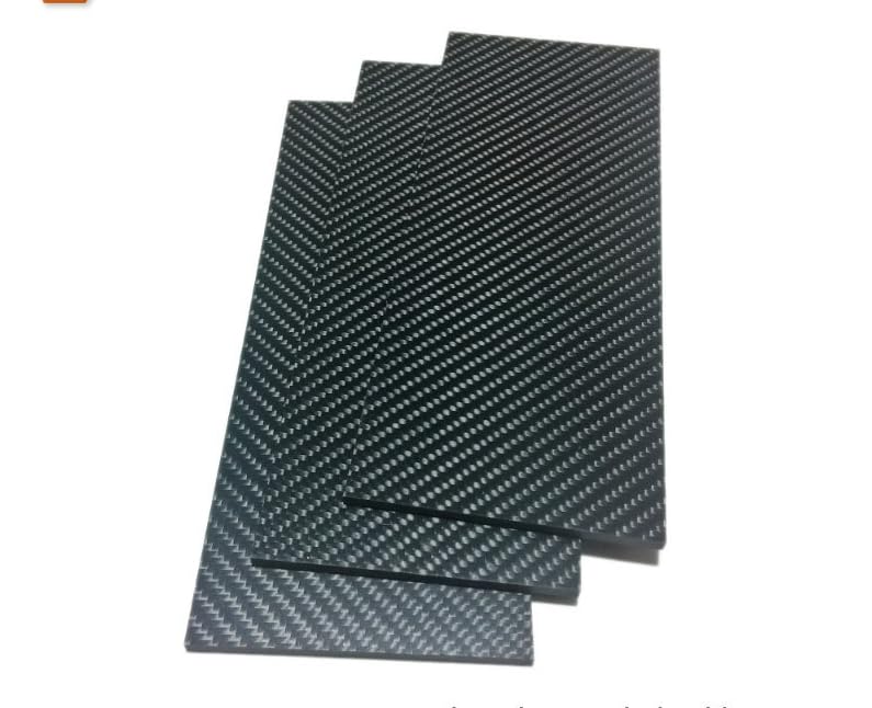 1-3MM 3K Carbon Plate Panel 100x250mm 200x250mm 100x300mm 300x300 300x200 250x250 350x300 Sheets High Composite Hardness Material Carbon Fiber Board (1Mm, 350×300mm 3K Matte Twill)