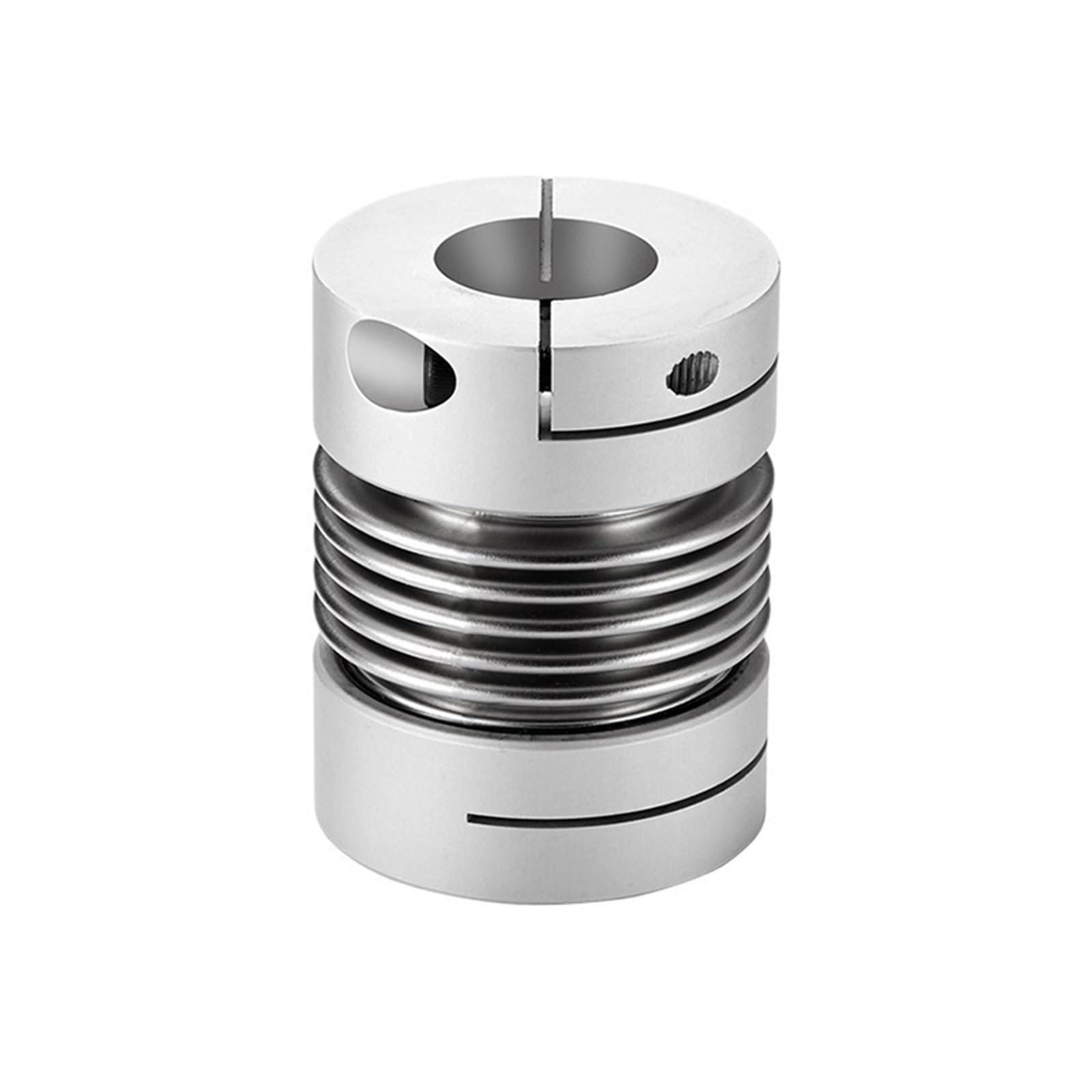 1pc Balg Kupplung Klemme D65mm L81mm Koppler for Servo Motor Aluminium Legierung Welle Stecker Gerillt Elastisch(20X24mm)