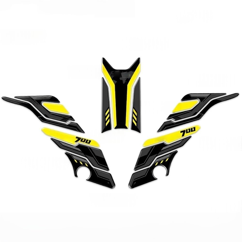 Traction Pads for Tenere 700 for TENERE700 19-24 Motorcycle Fuel Tank Pad Sticker Decal