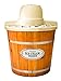 Nostalgia ICMP400WD Electric Wood Bucket Ice Cream Maker, 4-Quart Brown