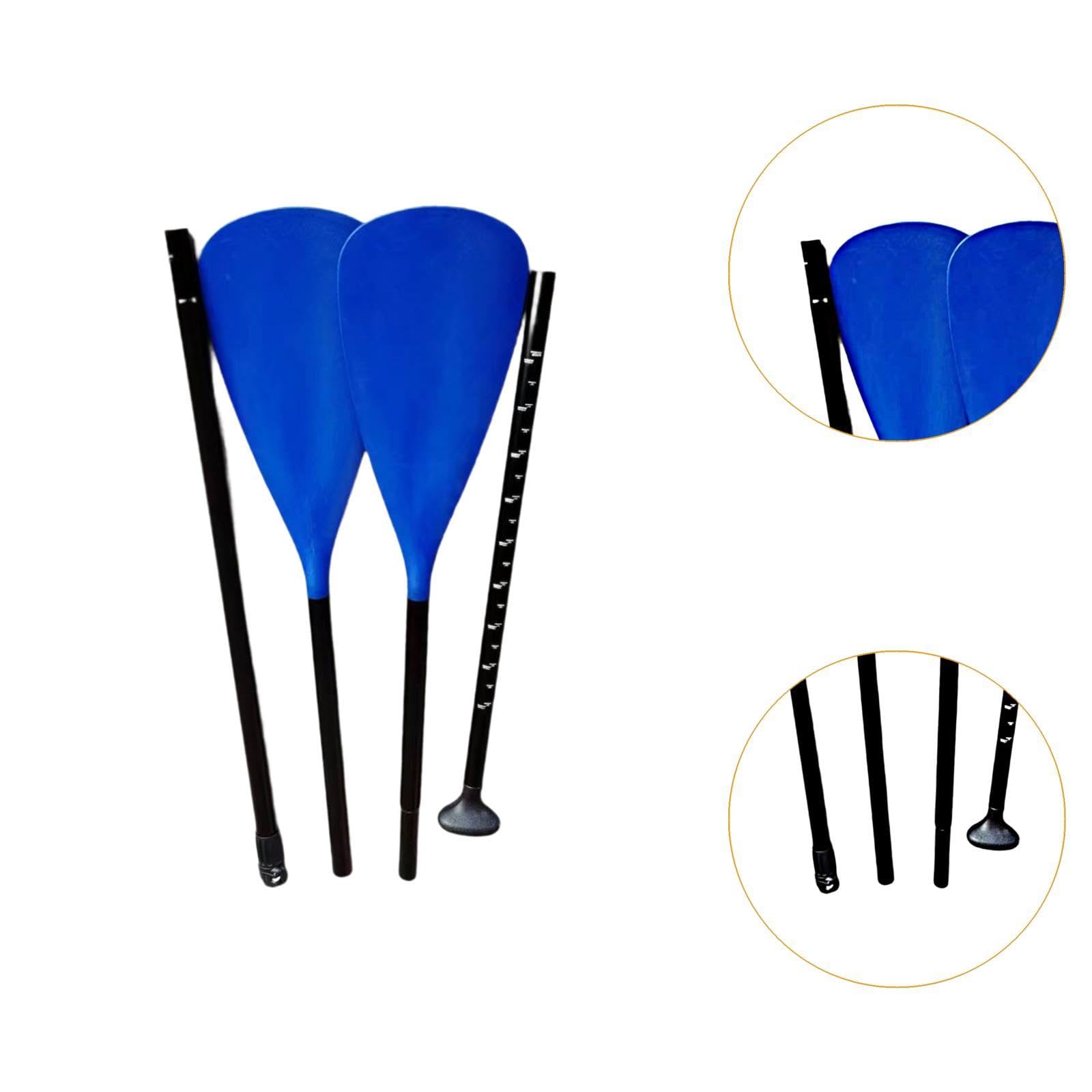 Set di Pagaie per Kayak, in Lega di Alluminio, per Stand-up Paddle Board, Pagaia per Barca, Timone Staccabile, Leggero per Sport Acquatici, Tempo Libe