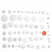 Vista 11 de Fielect Kit de engranajes de plástico 43pcs con accesorios surtidos para robot motor DC