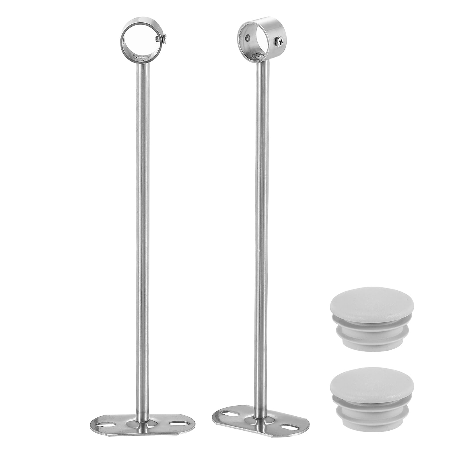 Support de tringle de placard 300 mm de haute finition pour dressing élégant