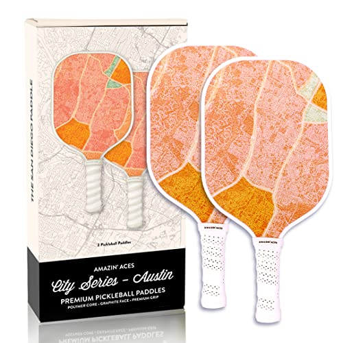 Amazin' Aces City Series Pickleball Paddles Set of 2