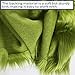 Bianna Olive Green Faux Fur Fabric, 60 inches Wide Options, American Seller, Luxury Shag Shaggy Material for Crafting, Sewing, Costumes, Fursuits, Home Decor (10x60 inches)
