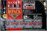 Sony 10-Pack 90-Min Blank Microcassettes 10MC-90B