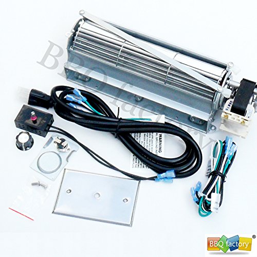bbq factory GFK4, FK4 Replacment Fireplace Blower Fan KIT for Heatilator, Majestic, Vermont