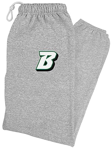LOGOVISION Binghamton University Primary Logo Mens Jogger Sweatpants, Athletic Heather, Small