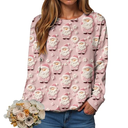 Weihnachtspullover Damen Lustig Christmas Sweatshirt Ugly Weihnachten...