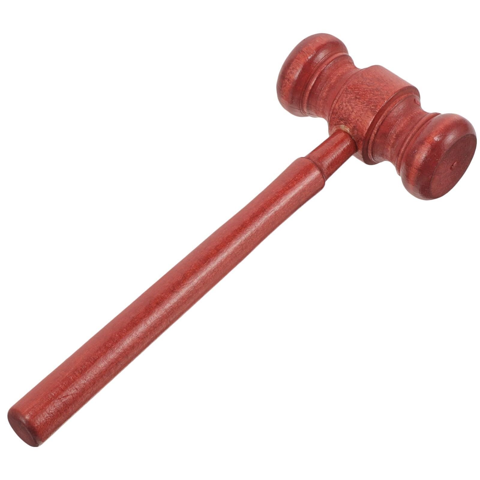 Mini mazo de juez de madera, martillo de corte de subasta, modelo de utilería for disfraces y juegos de rol Mazas de madera