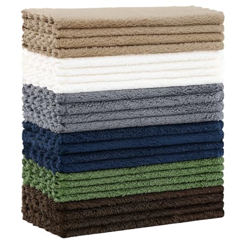 Kitinjoy 24 Pack Kitchen Cloths Dish Towels 7 x 9 - image 1