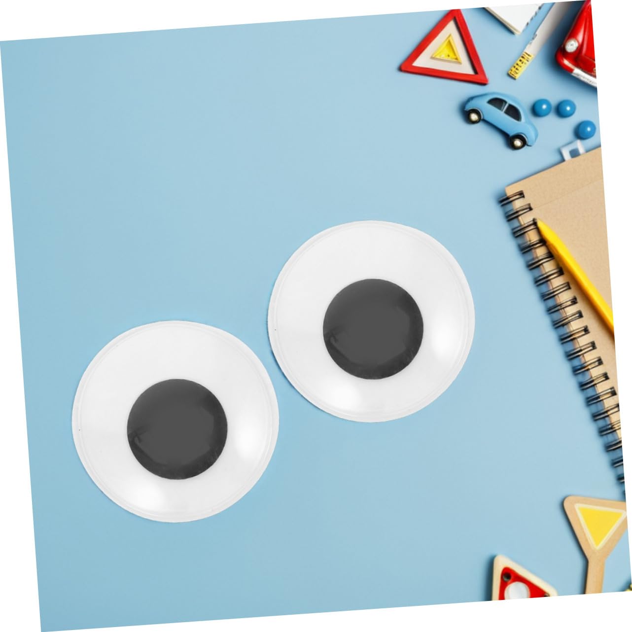 10 Piezas Autoadhesivos para Manualidades Ojos de Plástico para Crochet y Juguetes de Peluche Pegatinas Resistentes y Divertidas para Proyectos DIY Movimiento Oscilante