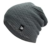 Zylione Damen- und Herren-Check-Pullover-Kappe Herren-Radsport-Soft-Strickmütze Helm Überzieher