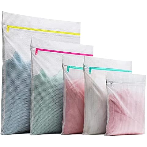 YOGINGO 5pcs Mesh Laundry Bags Set Cover