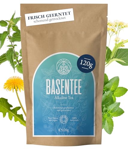 Infusión Alcalina Monte Nativo (120 g) – Mezcla de hierbas con ortiga, diente de león, menta, tilo y más – Té a granel – Nutrición alcalina – Aromática y versátil