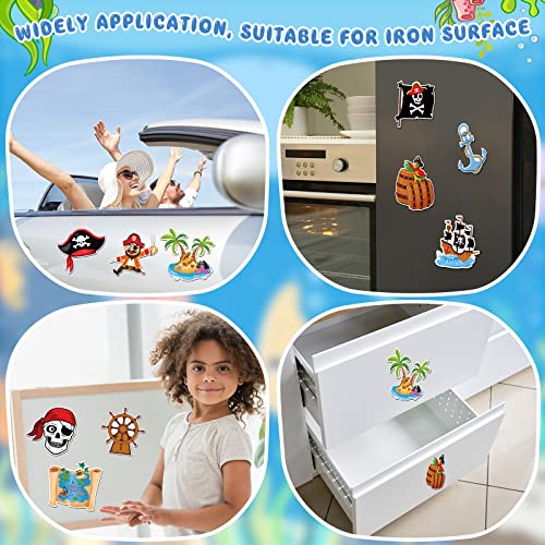 Imanes decorativos pirata para puerta de crucero pack 12 miniatura 5