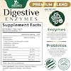 Digestive Enzymes - Super Digestive Multi Enzyme Complex for Bloating & Gut Health Support with Bromelain, Papain, Probiotics & Prebiotics - Digestion Health Support for Women & Men - 120 Capsules