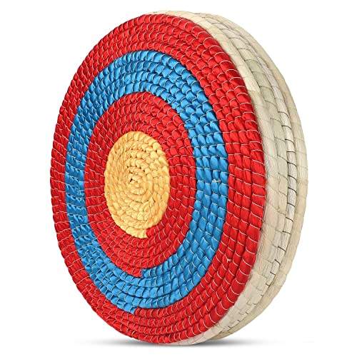 Archery Targets For Backyard, Traditional Hand-Made Round Solid Straw Archery Target, Arrow Target For Recurve Bow Longbow Or Compound Bow, Large Practice Target For Outdoor Hunting - 5 Layers #TOP5
