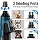 Casfuy Smarter Krallenschleifer für Hunde 6-Gang – 50% Mehr Leistung Krallenschleifer für Haustiere mit 2 LED-Leuchten, Superleise, Wiederaufladbare für Große, Mittelgroße und Kleine Hunde und Katzen