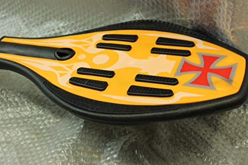DiversitySport - Monopatín waveboard con luces intermitentes en las ruedas, Yellow With Design