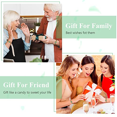 Cunno 24 Pieces Saint Benedict Virgin Mary Saint Jude Bracelet Catholic String Bracelets Rosary Bracelet for Women Bead Bracelets4