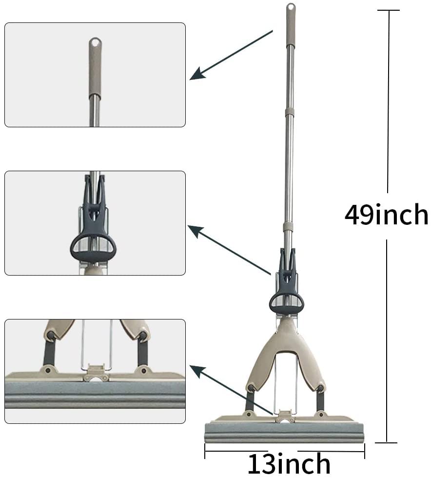 Deoxys-Easy-to-Clean-Absorbent-Butterfly-Sponge-Mop-Stainless-Steel-Mop-and-Telescopic-Handle-for-Home-Floor-Cleaning