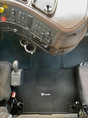 SHINJEW Heavy-Duty 3-Piece Floor Mat Set For Volvo VNL 760/860, VHD New, VNR Trucks (2019-2023) - View #8
