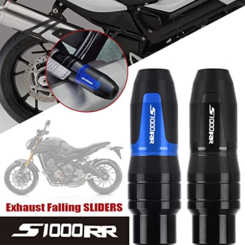 Almohadillas tope para escape de moto BMW S1000R protector resistente contra caídas 7