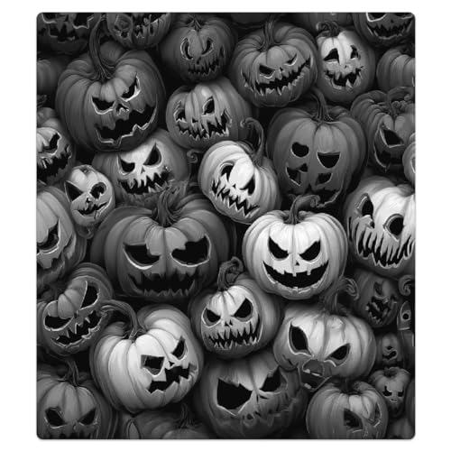 Fundas reutilizables para lavavajillas con imán frontal de Halloween Scary Pumpkins