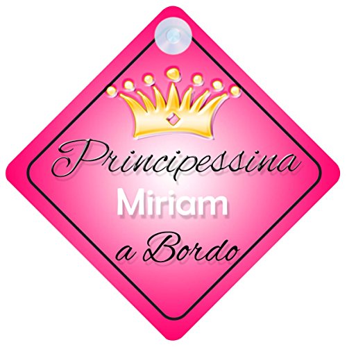 Principessina Miriam (001) adesivo bimbo / bambina...