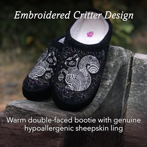 Image of Acorn Womens Slipper with Berber Lining, Suede Siding and Durable Non-Slip Indoor /Outdoor Sole