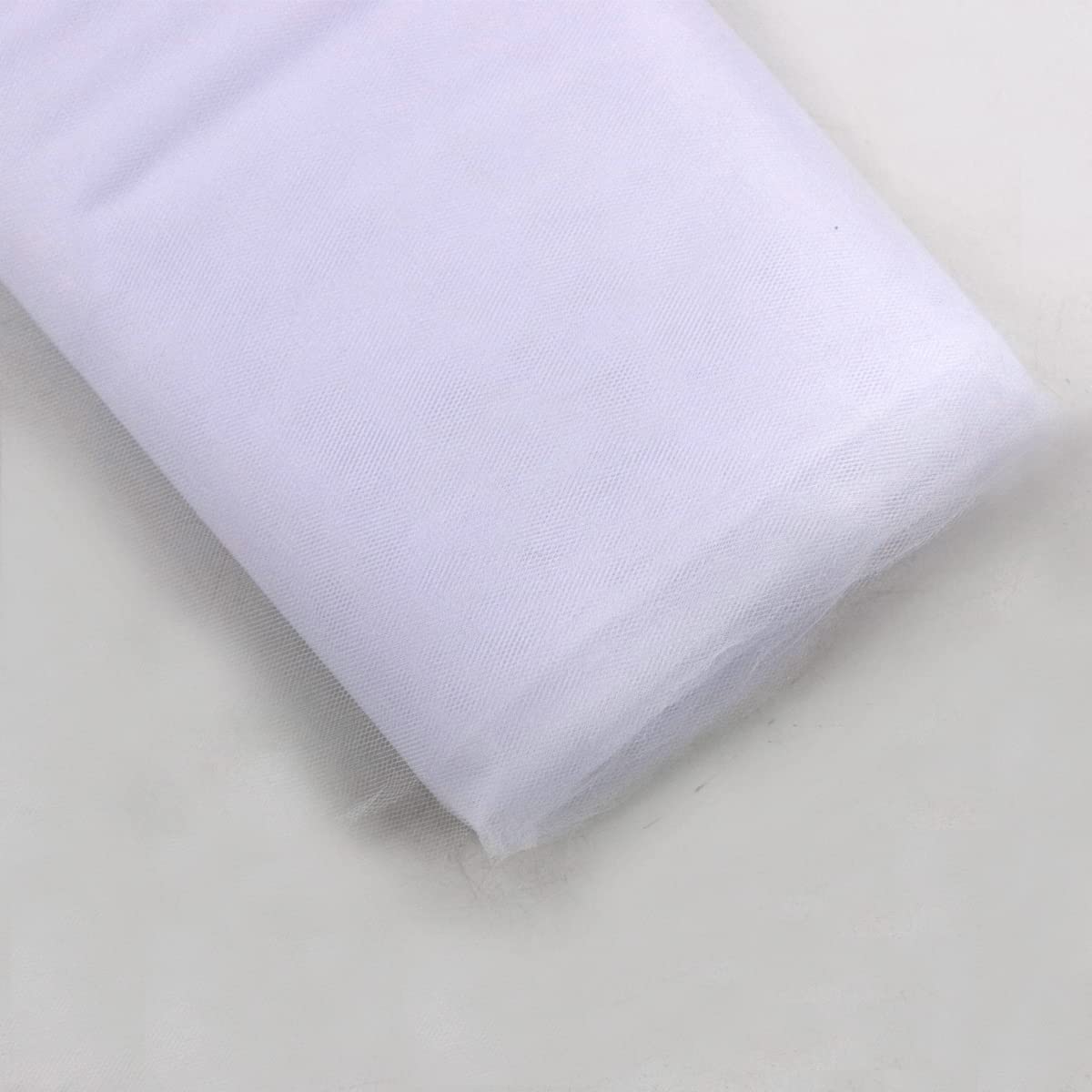 54" x 20 Yards White Tulle Fabric Rolls Bolt for Wedding Party Baby Shower Decor Tutu Spool Tulle Ribbon Wraping