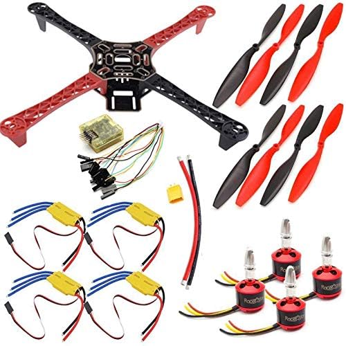 USAQ F450 Quadcopter Drone Kit CC3D 30A ESC 2212 Motor