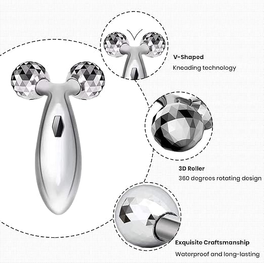 Manual 3D Massager Roller 360 Rotate Face Full Body Shape Skin Lifting Wrinkle Remover Facial Massage | Face Roller For Glowing Skin Relaxation Tool | Body Massage_Tool Manual 3D Massager Roller 360 Rotate Face Full Body Shape Skin Lifting Wrinkle Remover Facial Massage | Face Roller For Glowing Skin Relaxation Tool | Body Massage_Tool