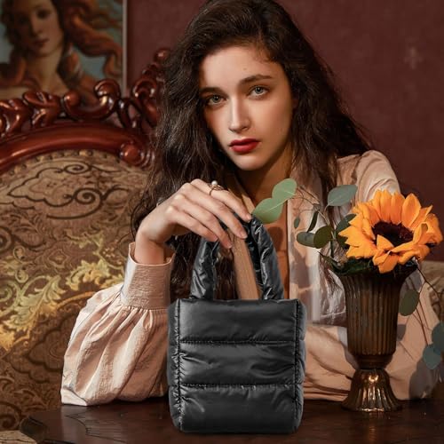 Sac à main léger en duvet avec matelassage doux et résistant - 2