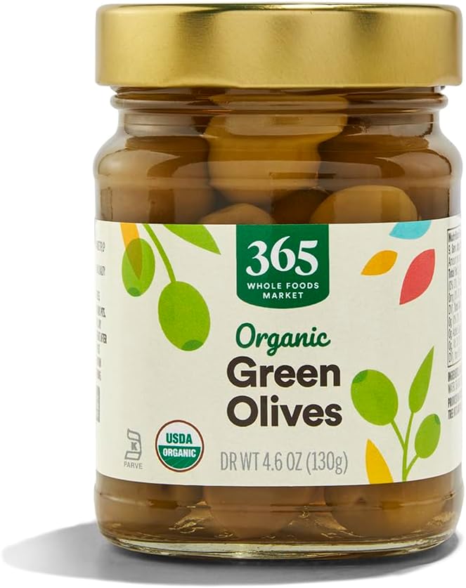 365 by Whole Foods Market, Organic Green Olives, 4.6 oz
